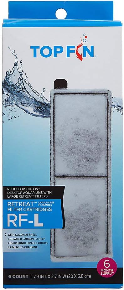 Top Fin filters Retreat Large, RF-L 6-Count